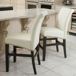 Set Of 2 Lisette Leather 25" Counter Height Barstool Ivory - Christopher Knight Home 8 Set Of 2 Lisette Leather 25" Counter Height Barstool Ivory - Christopher Knight Home -Furniture Haven Sales GUEST 00056c9f 573b 4175 8d34 c8817e28d371