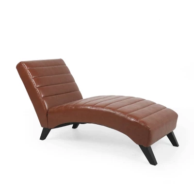 Stillmore Contemporary Channel Stitch Chaise Lounge - Christopher Knight Home 11 Stillmore Contemporary Channel Stitch Chaise Lounge - Christopher Knight Home - Image 9