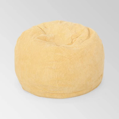Kenli 3' Modern Corduroy Beanbag - Christopher Knight Home 9 Kenli 3' Modern Corduroy Beanbag - Christopher Knight Home - Image 7