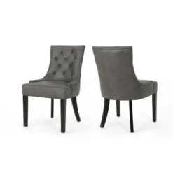 Set Of 2 Hayden Traditional Microfiber Dining Chair - Christopher Knight Home 11 Set Of 2 Hayden Traditional Microfiber Dining Chair - Christopher Knight Home -Furniture Haven Sales GUEST 03d4999d 241c 466d bd5f 184b430729f8