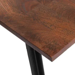 Pisgah Handcrafted Modern Industrial Mango Wood Dining Bench Country Brown/Black - Christopher Knight Home -Furniture Haven Sales GUEST 04037f56 8801 440f 82df f88b335a615f