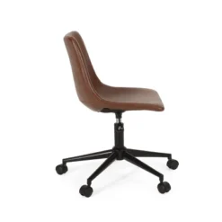 Jarvi Contemporary Upholstered Swivel Office Chair With Rolling Casters - Christopher Knight Home -Furniture Haven Sales GUEST 05e7e809 98b9 4b32 83d9 fa376bcd84f3