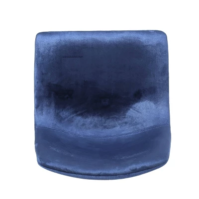 Cedric Modern Glam Velvet Counter Height Barstool Blue/Gold - Christopher Knight Home 7 Cedric Modern Glam Velvet Counter Height Barstool Blue/Gold - Christopher Knight Home - Image 5