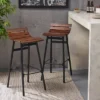 Set Of 2 Pepperwood Wooden Barstool - Christopher Knight Home -Furniture Haven Sales GUEST 08ec9372 656d 4539 ac26 663f14679e4e