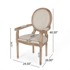 Set Of 4 Judith French Country Wood Upholstered Dining Chairs - Christopher Knight Home -Furniture Haven Sales GUEST 0bbd5032 2ba2 4bb4 9041 9729d4a59de7