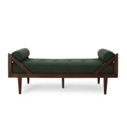 Rayle Contemporary Tufted Chaise Lounge With Rolled Accent Pillows - Christopher Knight Home -Furniture Haven Sales GUEST 0c23ab72 3943 4dc1 9b46 04935a69bf9c