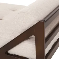 Rayle Contemporary Tufted Chaise Lounge With Rolled Accent Pillows - Christopher Knight Home -Furniture Haven Sales GUEST 0db798ea 5a22 43d4 96ed 5e319d781ab8