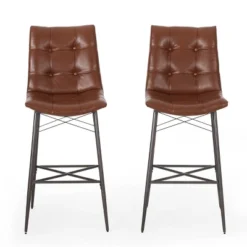 2pc Pineview Contemporary Tufted Counter Height Barstools - Christopher Knight Home -Furniture Haven Sales GUEST 0df0f2cd a5af 4704 a25a 7c44508a3c46