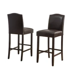 Set Of 2 Darren Contemporary Upholstered Barstools With Nailhead Trim - Christopher Knight Home 11 Set Of 2 Darren Contemporary Upholstered Barstools With Nailhead Trim - Christopher Knight Home -Furniture Haven Sales GUEST 0e9d4672 6d82 4e51 a46d 2dc1f3f84398
