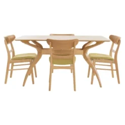 5pc 60" Idalia Mid-Century Modern Dining Set - Christopher Knight Home -Furniture Haven Sales GUEST 0f84c01f c817 4025 86f7 a0995c8b6bcb