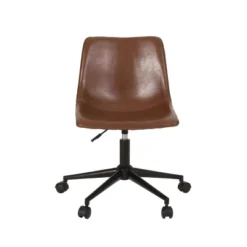 Jarvi Contemporary Upholstered Swivel Office Chair With Rolling Casters - Christopher Knight Home -Furniture Haven Sales GUEST 12f79334 c968 4ec9 80dc a4d5e3c42434