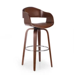 Clyo Mid-Century Modern Upholstered Swivel Barstool - Christopher Knight Home -Furniture Haven Sales GUEST 1506dac9 b8e2 4701 91d7 efeba2d1e173