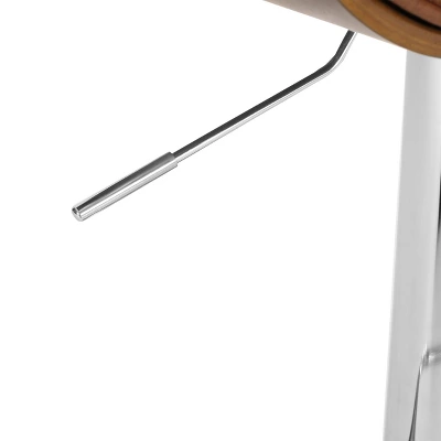 2pc Romer Mid Century Modern Bentwood Adjustable Swivel Counter Height Barstools - Christopher Knight Home 10 2pc Romer Mid Century Modern Bentwood Adjustable Swivel Counter Height Barstools - Christopher Knight Home - Image 8