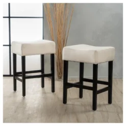 2ct Lopez Counter Height Barstool Set - Christopher Knight Home