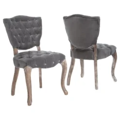 Bates Tufted Dining Chair Set 2ct - Christopher Knight Home -Furniture Haven Sales GUEST 1dbf787d de39 4de6 87b2 0c94bd9a73e5