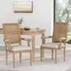 Set Of 2 Maria French Country Wood And Cane Upholstered Dining Chairs - Christopher Knight Home -Furniture Haven Sales GUEST 27b4f22c f1d3 4a2e 84f4 cef8e6ac1ede