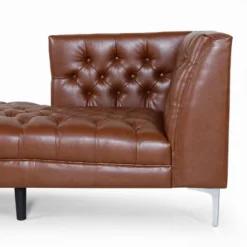 Tignall Contemporary Tufted One Armed Chaise Lounge - Christopher Knight Home -Furniture Haven Sales GUEST 2aa93d98 bd1d 4b7f a1ab 3e9c3a2c6346