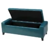 Guernsey Faux Leather Storage Ottoman Bench Teal - Christopher Knight Home -Furniture Haven Sales GUEST 2af08620 5063 4d86 be48 20221b7a5d7c