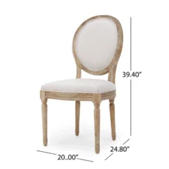 Set Of 4 Phinnaeus French Country Fabric Dining Chairs Beige/Natural - Christopher Knight Home 19 Set Of 4 Phinnaeus French Country Fabric Dining Chairs Beige/Natural - Christopher Knight Home -Furniture Haven Sales GUEST 2be7154d e774 498b addb 3a541cef00d1