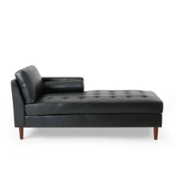 Malinta Contemporary Tufted Upholstered Chaise Lounge - Christopher Knight Home -Furniture Haven Sales GUEST 30019b28 8780 4821 8b03 a03cf1ab46fb