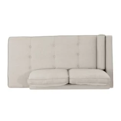 Typhaine Modern Fabric Chaise Loveseat Beige - Christopher Knight Home 9 Typhaine Modern Fabric Chaise Loveseat Beige - Christopher Knight Home -Furniture Haven Sales GUEST 3061b41b 4ffd 4980 87b2 64723159a03b