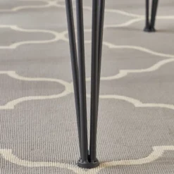 33.5" Chana Industrial Live Edge Square Dining Table Natural - Christopher Knight Home -Furniture Haven Sales GUEST 3151cbe6 cd55 4637 b30a e203be4169a3