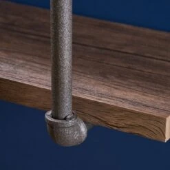 Tarian Industrial Wall-Mounted Shelf Dark Brown - Christopher Knight Home -Furniture Haven Sales GUEST 31cf80fe 6e9d 4459 ad7c 9de40f91fa2c