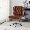 Beltagh Contemporary Wingback Tufted Swivel Office Chair - Christopher Knight Home -Furniture Haven Sales GUEST 34a961f6 126d 465f 9f92 bee94f0b741c
