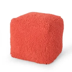 Moloney Modern Microfiber Chenille Cube Pouf - Christopher Knight Home -Furniture Haven Sales GUEST 3607ea78 3b76 4598 b20b 27aa15696663