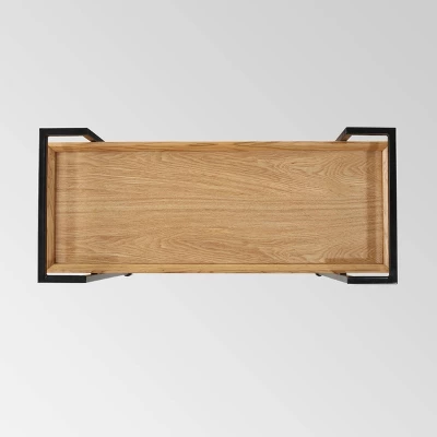 Gerard Industrial Wooden Bar Cart - Christopher Knight Home 9 Gerard Industrial Wooden Bar Cart - Christopher Knight Home - Image 7