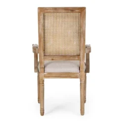 Set Of 2 Maria French Country Wood And Cane Upholstered Dining Chairs - Christopher Knight Home -Furniture Haven Sales GUEST 38cd8534 5bcf 44c1 a5d0 86e79b467e9f