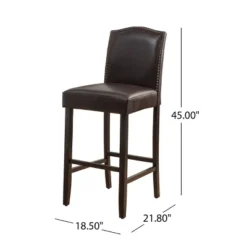 Set Of 2 Darren Contemporary Upholstered Barstools With Nailhead Trim - Christopher Knight Home 10 Set Of 2 Darren Contemporary Upholstered Barstools With Nailhead Trim - Christopher Knight Home -Furniture Haven Sales GUEST 38d78649 bae5 4e78 b6d4 d7167da27f71