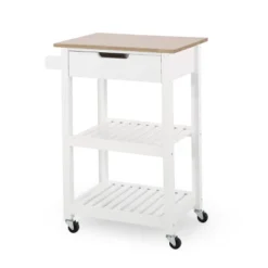 Dade Kitchen Cart With Wheels - Christopher Knight Home -Furniture Haven Sales GUEST 3a1099c8 0b8a 4860 b59e 83080e954c4f