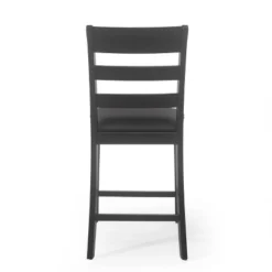2pc Benner Farmhouse Upholstered Wood Counter Height Barstools Black - Christopher Knight Home 16 2pc Benner Farmhouse Upholstered Wood Counter Height Barstools Black - Christopher Knight Home -Furniture Haven Sales GUEST 3aeb143c 018f 4cd4 ada3 9ecff1d1a1e4