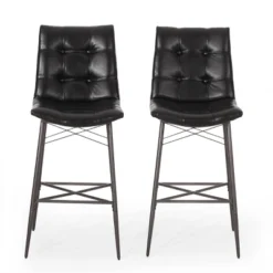 2pc Pineview Contemporary Tufted Counter Height Barstools - Christopher Knight Home -Furniture Haven Sales GUEST 3ee3dbee 193c 4cfc 89d3 cb416e3de535