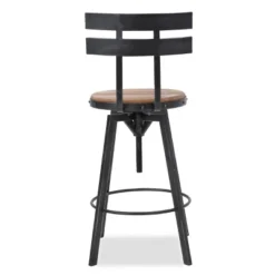 Set Of 2 Alanis Modern Industrial Firwood Adjustable Height Swivel Barstools Natural/Black Brushed Silver - Christopher Knight Home 18 Set Of 2 Alanis Modern Industrial Firwood Adjustable Height Swivel Barstools Natural/Black Brushed Silver - Christopher Knight Home -Furniture Haven Sales GUEST 3f014a11 9055 40f8 bdae 732a11a4f142