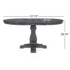 5pc Maria French Country Wood Expandable Dining Set Gray/Black - Christopher Knight Home 22 5pc Maria French Country Wood Expandable Dining Set Gray/Black - Christopher Knight Home -Furniture Haven Sales GUEST 3f7dc00e da97 4eb5 89c6 0a644ed010f8