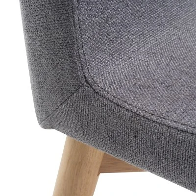 50" 5pc Orrin Dining Set Natural Oak/Dark Gray - Christopher Knight Home 5 50" 5pc Orrin Dining Set Natural Oak/Dark Gray - Christopher Knight Home - Image 3