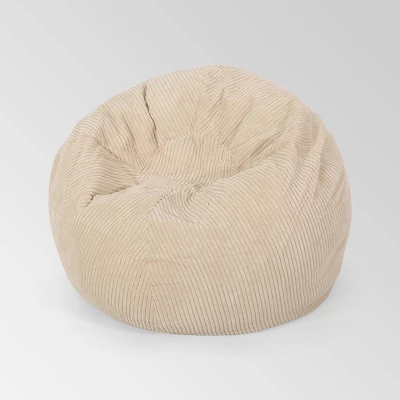Kenli 3' Modern Corduroy Beanbag - Christopher Knight Home 8 Kenli 3' Modern Corduroy Beanbag - Christopher Knight Home - Image 6