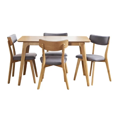 5pc Megann Mid-Century Dining Set - Christopher Knight Home 7 5pc Megann Mid-Century Dining Set - Christopher Knight Home - Image 5