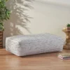 Gaddie Boho Rectangular Bean Bag Ottoman White/Gray/Black - Christopher Knight Home -Furniture Haven Sales GUEST 47fa7ee5 cb3b 4137 abb7 c04955f8ae17