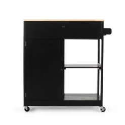 Telfair Kitchen Cart With Wheels - Christopher Knight Home -Furniture Haven Sales GUEST 4a9424f5 f9b4 4078 a9e9 4d2d1f9717a5