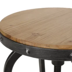 2pc Farmdale Industrial Firwood Adjustable Height Swivel Counter Height Barstools Antique Natural/Pewter - Christopher Knight Home 16 2pc Farmdale Industrial Firwood Adjustable Height Swivel Counter Height Barstools Antique Natural/Pewter - Christopher Knight Home -Furniture Haven Sales GUEST 561edad3 fe92 4095 8ef3 4d2416b1366a