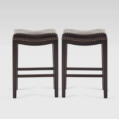 Set Of 2 26" Avondale Backless Counter Height Barstools - Christopher Knight Home 6 Set Of 2 26" Avondale Backless Counter Height Barstools - Christopher Knight Home - Image 4