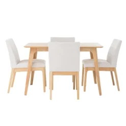 5pc Kwame 50" Dining Set - Christopher Knight Home -Furniture Haven Sales GUEST 587f094b 23fa 412b 9441 0aaaca77499c