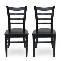 Set Of 2 Prestage Farmhouse Wooden Dining Chairs - Christopher Knight Home -Furniture Haven Sales GUEST 5926e36b 185a 4da4 9c84 d8f3e088c13b