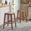 Set Of 2 Maybelle Farmhouse Wooden Counter Height Barstools - Christopher Knight Home -Furniture Haven Sales GUEST 5a3872cf 6e23 45a2 807c 4e9401434975