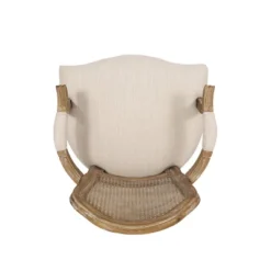 2pk Mina French Country Wood And Cane Upholstered Dining Chairs - Christopher Knight Home -Furniture Haven Sales GUEST 5fc15369 47a6 4bf8 99c8 bb9bafb64f0c