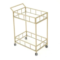 Falon Modern Glam Bar Cart - Christopher Knight Home -Furniture Haven Sales GUEST 60528f26 3b8d 4d2e bd5d 1db2cbf5eb96