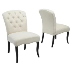 Hallie Fabric Dining Chair Set 2ct - Christopher Knight Home -Furniture Haven Sales GUEST 68566b26 1592 430b bca5 f33567c6cdba